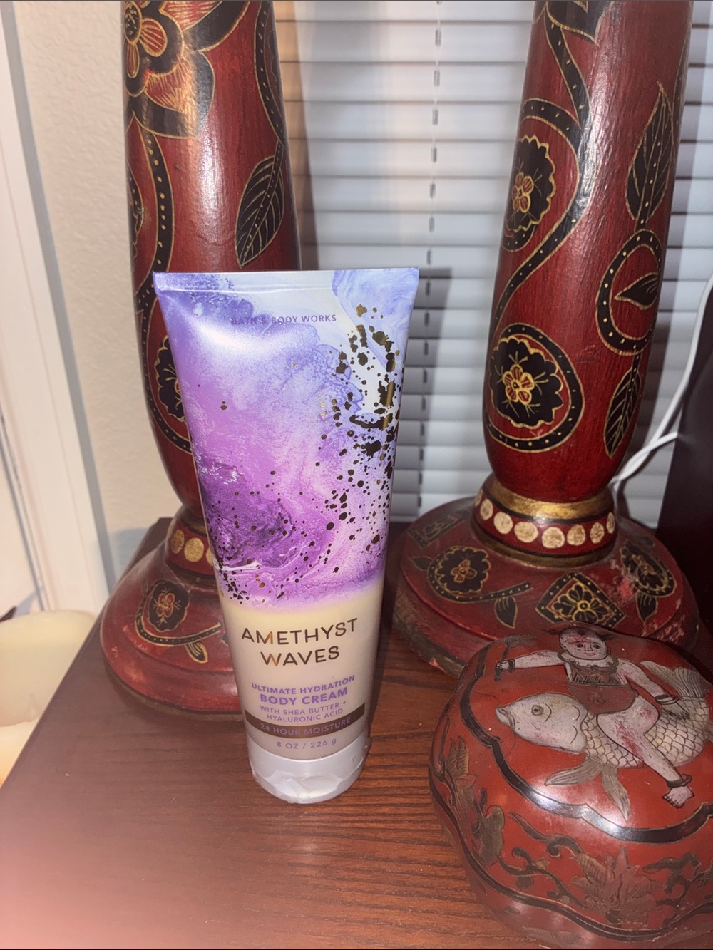 Bath & Body Works Amethyst Waves Body Cream - Purple/Gold